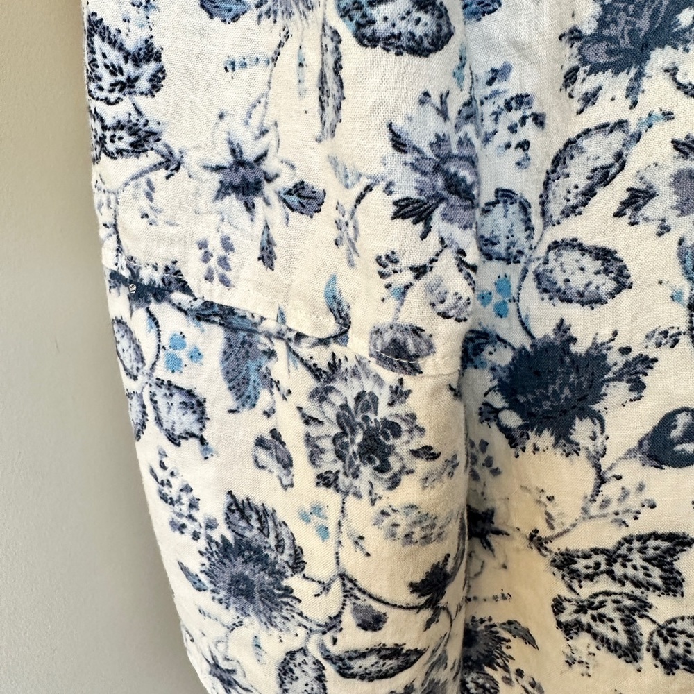 Anne Carson Women’s Shirt ** Size 1X ** 55% Linen ** Soft, Generous, Versatile * - Picture 6 of 8